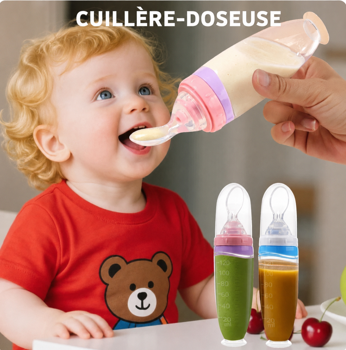 Cuillère-doseuse à purée 120 ml