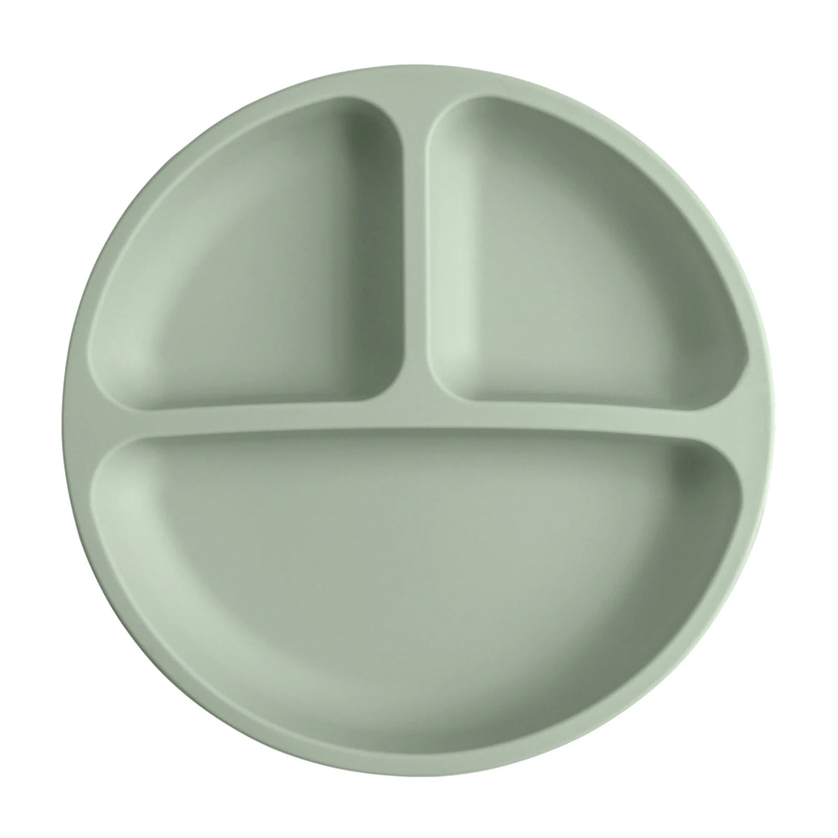Assiette bébé compartimentée à ventouse