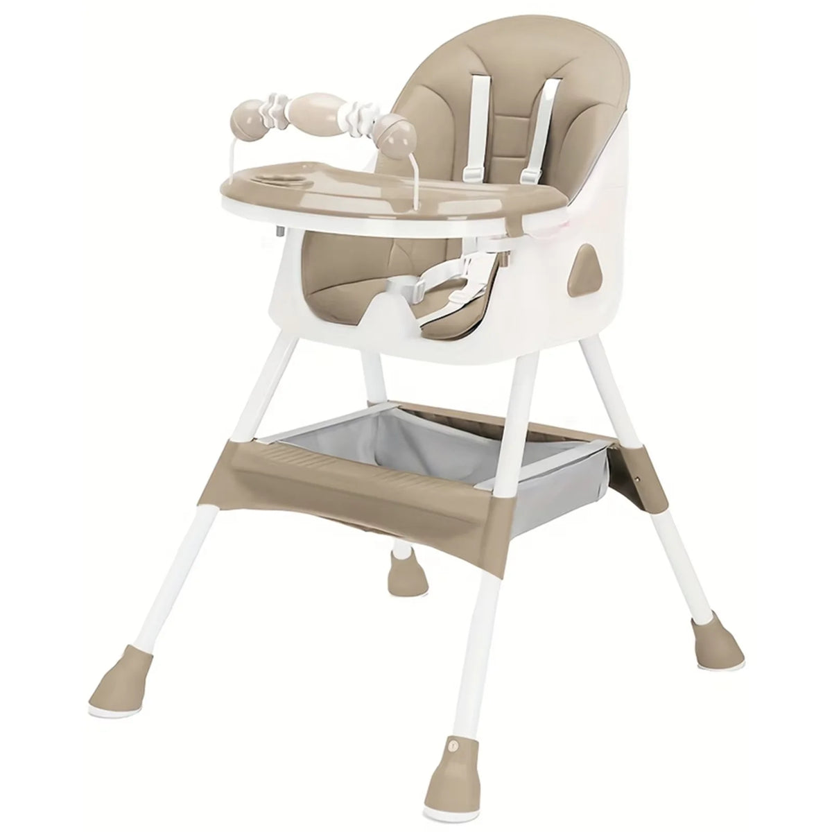Chaise haute pliable NOATEO modèle E500, coloris kaki
