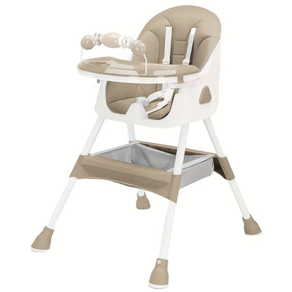 Chaise haute pliable NOATEO modèle E500, coloris kaki