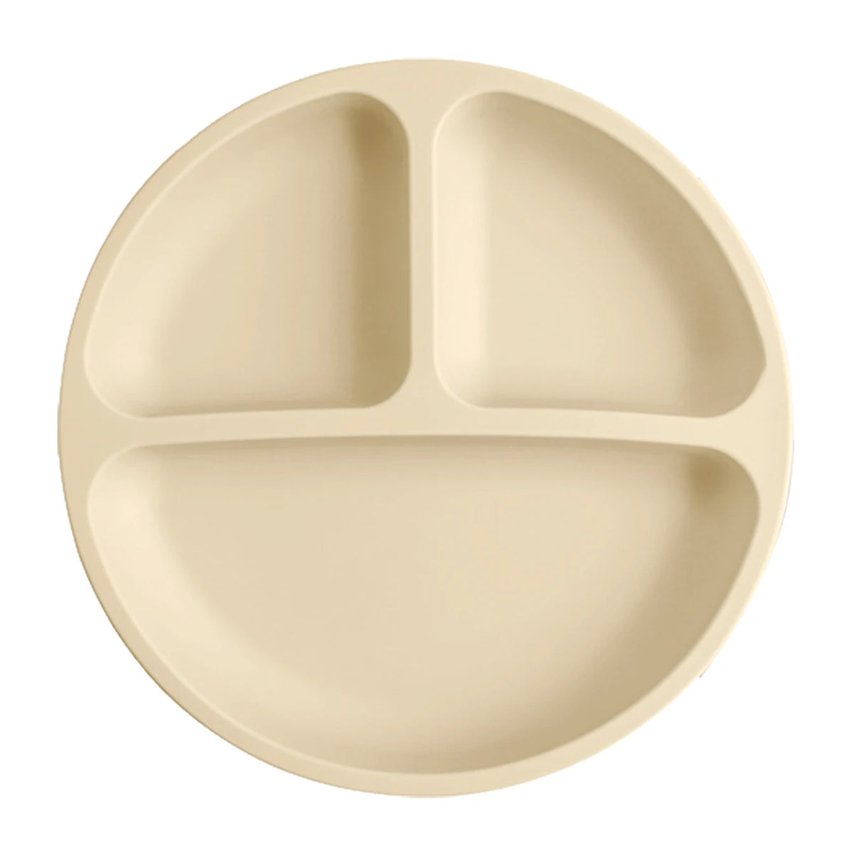 Assiette bébé compartimentée à ventouse