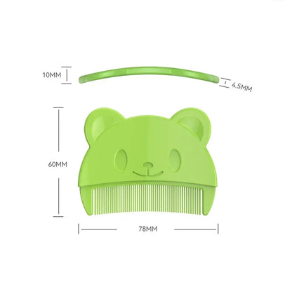 Brosse et peigne à croûtes de lait (lot de 2)
