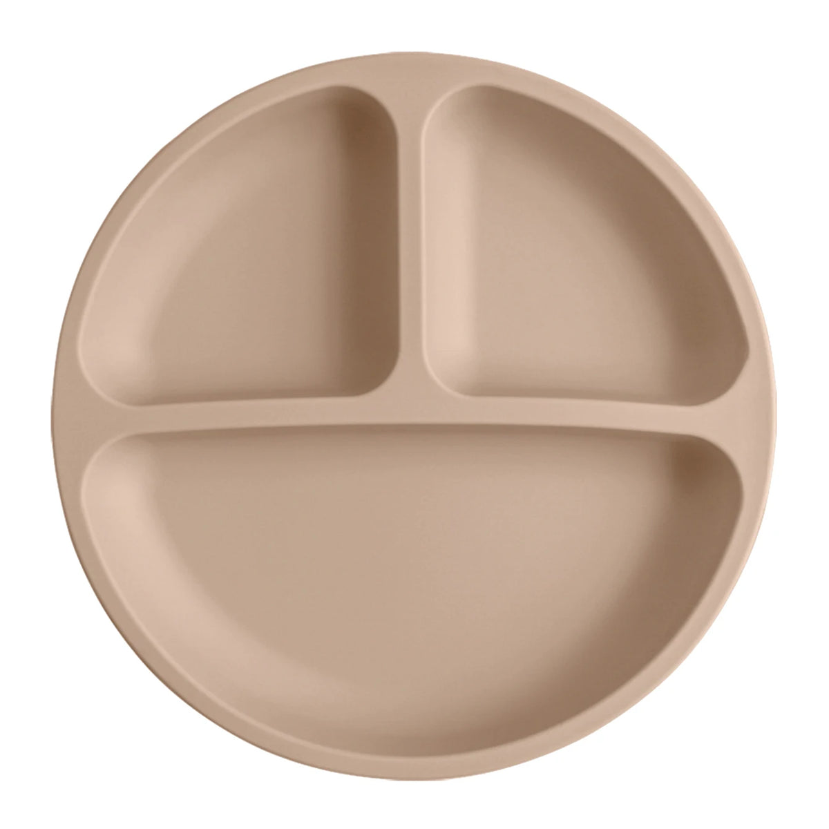 Assiette bébé compartimentée à ventouse
